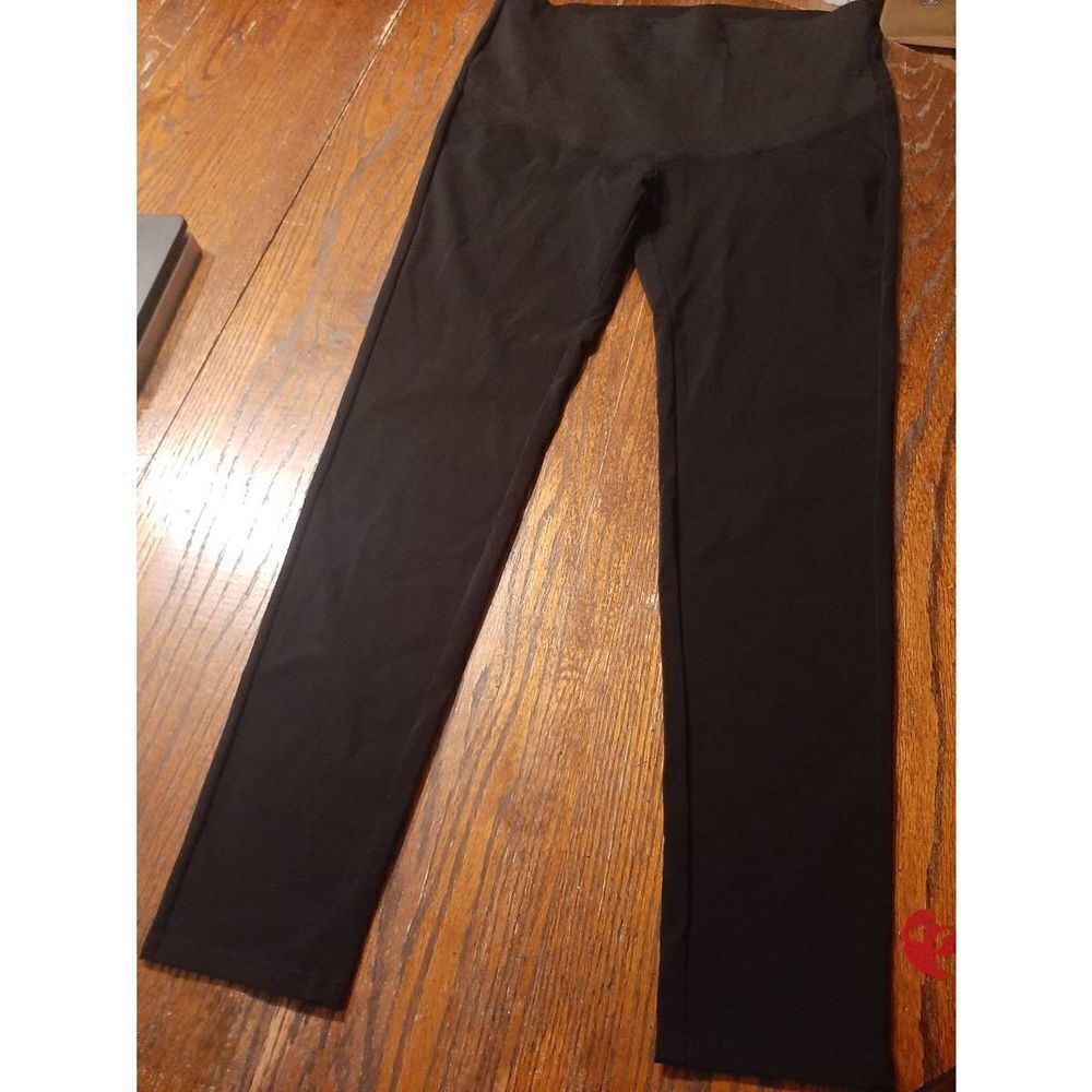 HOST PICK 2XL Maternity Tagoo Black Casual Work Office Pants Over Bump